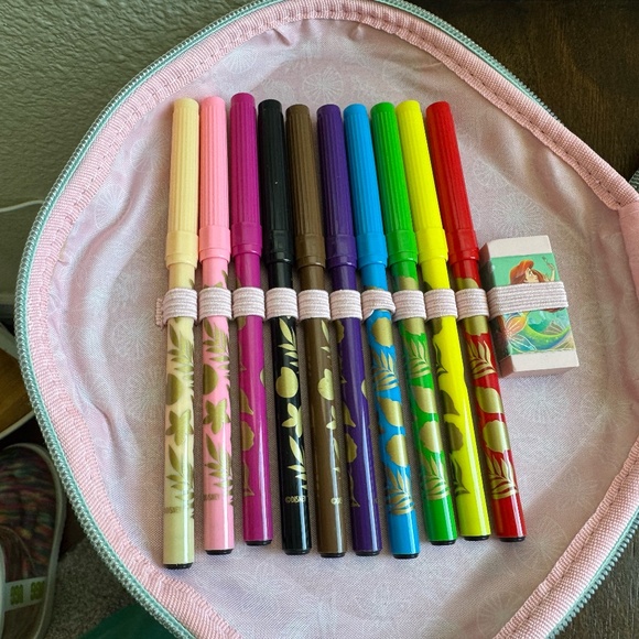 Disneys Ariel Pencil Case With Stationery For Kids - Picture 8 of 9